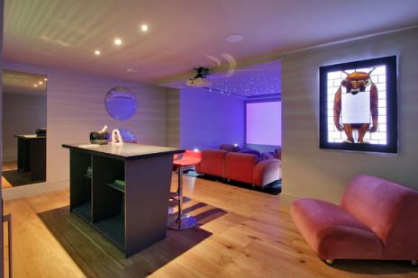 Mayfield cinema room basement
